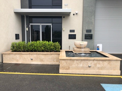 Travertine Pond GSG Entrance